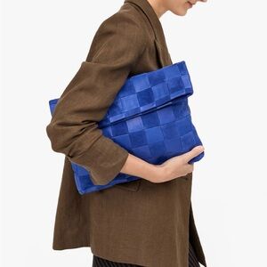 Clare V Carryall Clutch w/ Tabs
Lagoon Oversized Checker brand new never worn!